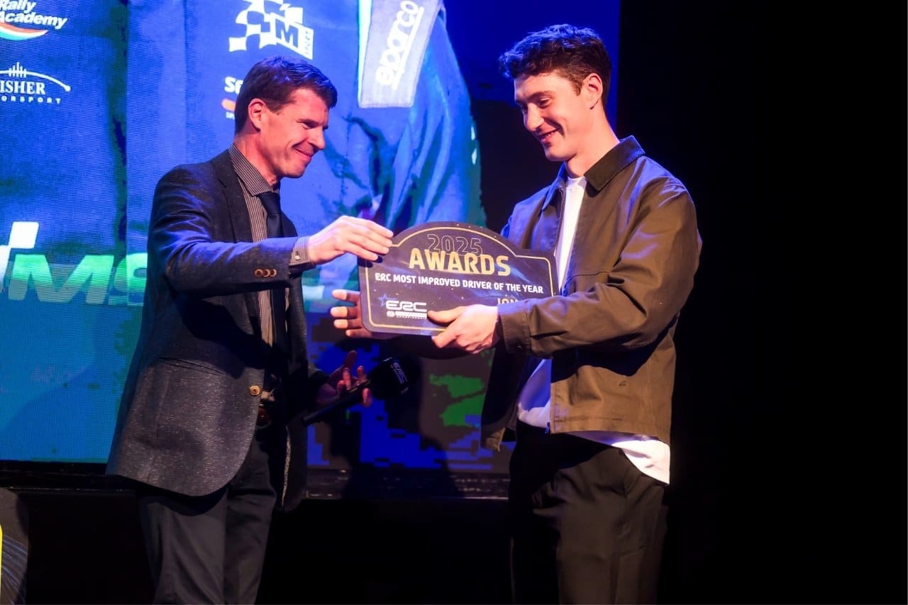 jon armstrong most improved driver of the erc 2025