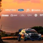 Jon Armstrong driving in Super Sunday, WRC 2026