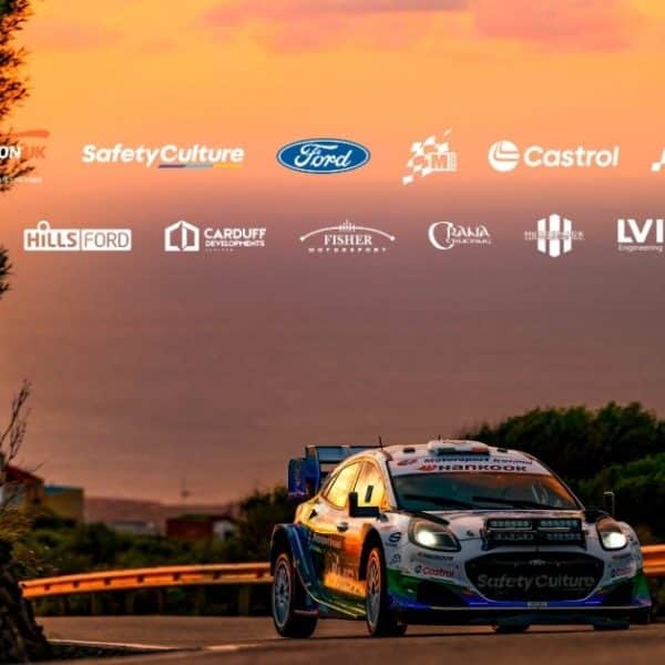 Press 4 Jon Armstrong driving in Super Sunday, WRC 2026