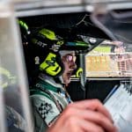 Jon Armstrong focuses in the cockpit of his M-Sport Ford Puma Rally1 ahead of WRC Rally Finland 2026